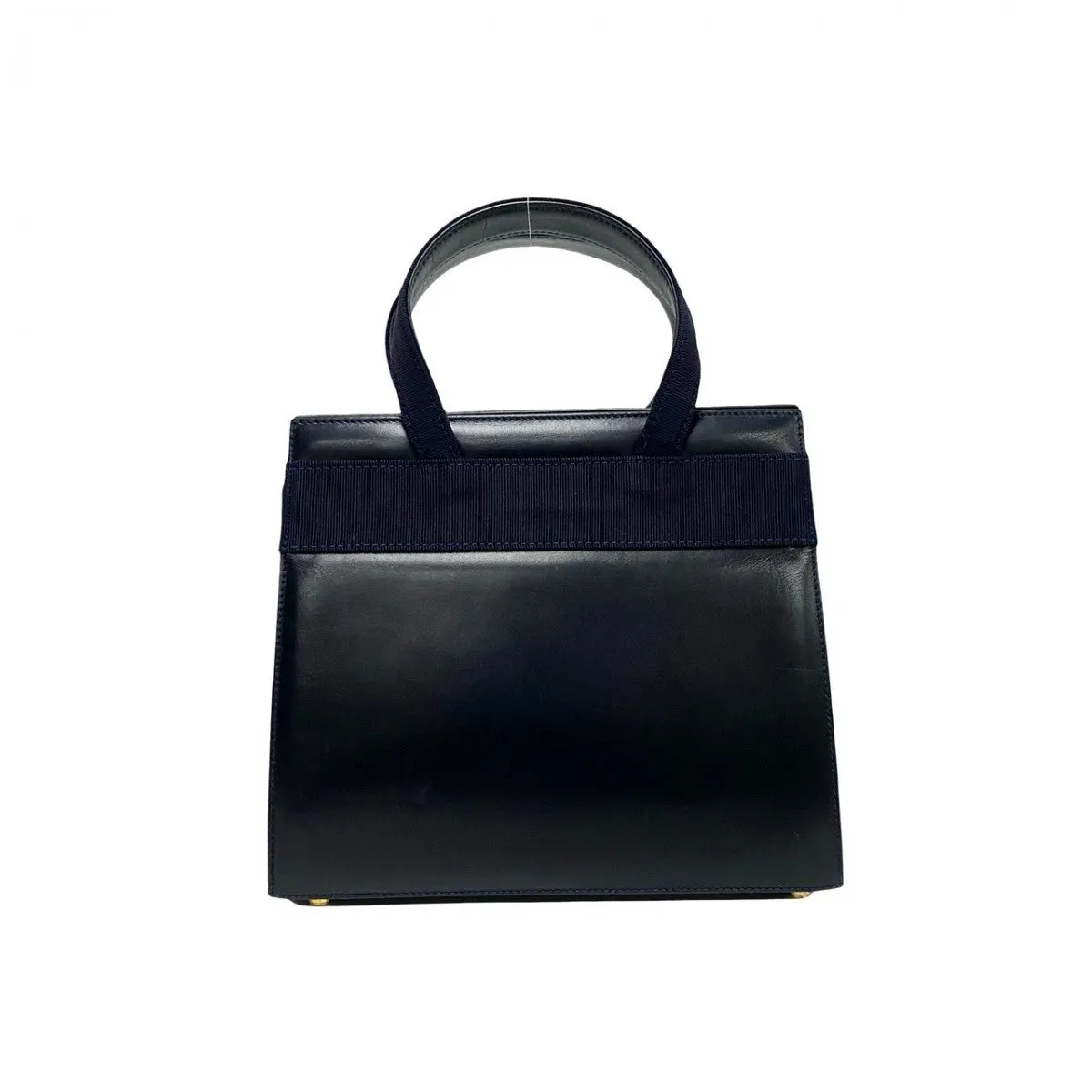 Salvatore Ferragamo Shoulder Bag Calfskin Navy