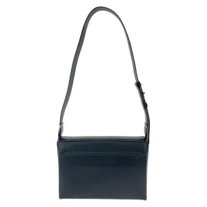 Salvatore Ferragamo Shoulder Bag leather Black SilverMetal Shoulder Bag Vala Women Used