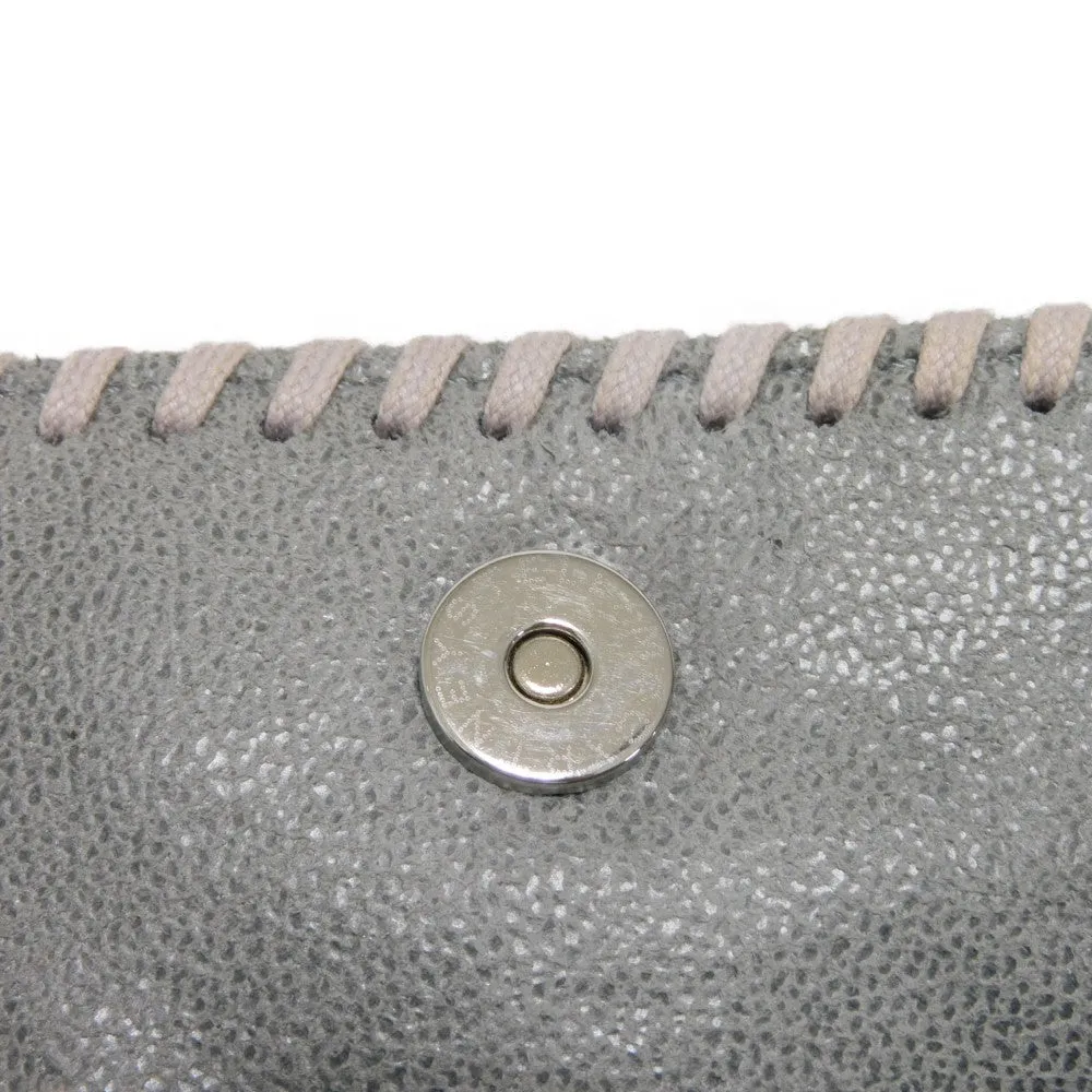 Stella McCartney Shoulder Bag 391698 W8859 1220  polyester gray Quilting Chain 2WAY Chevron Farabella Tiny Tote Women Used