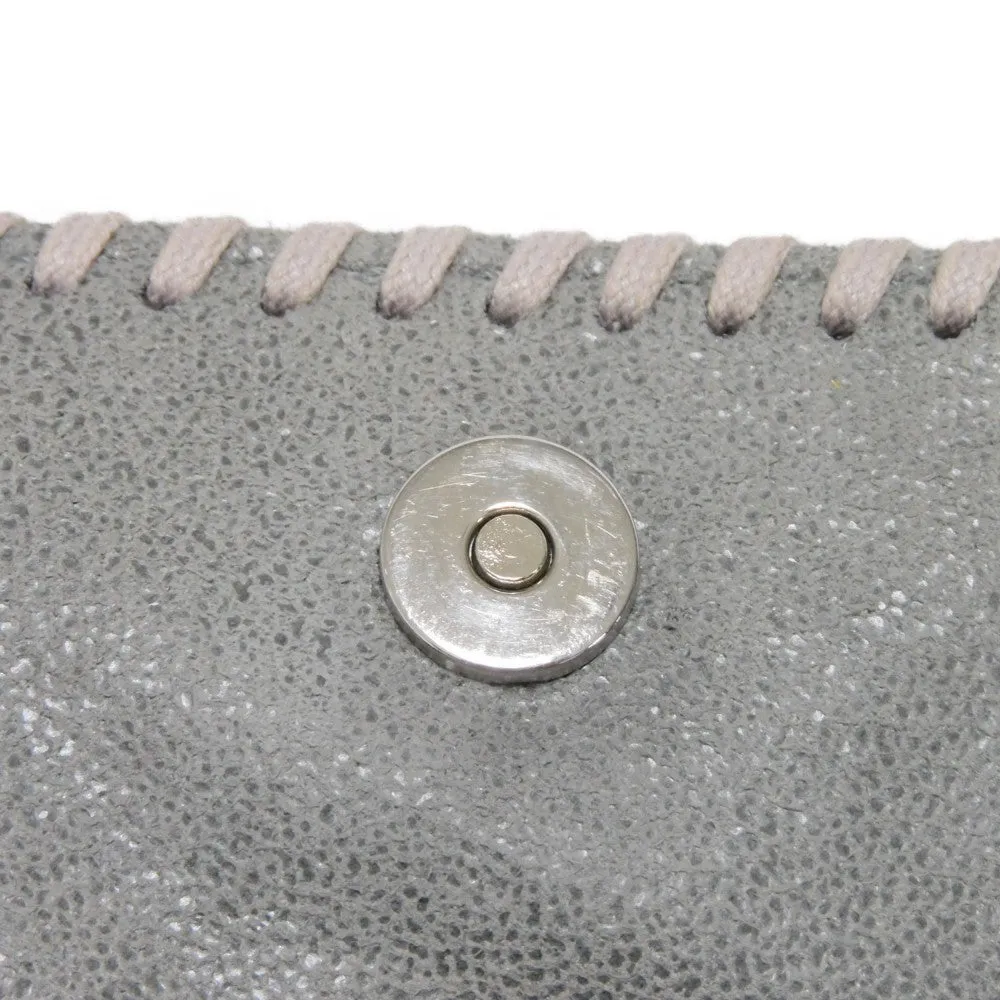 Stella McCartney Shoulder Bag 391698 W8859 1220  polyester gray Quilting Chain 2WAY Chevron Farabella Tiny Tote Women Used