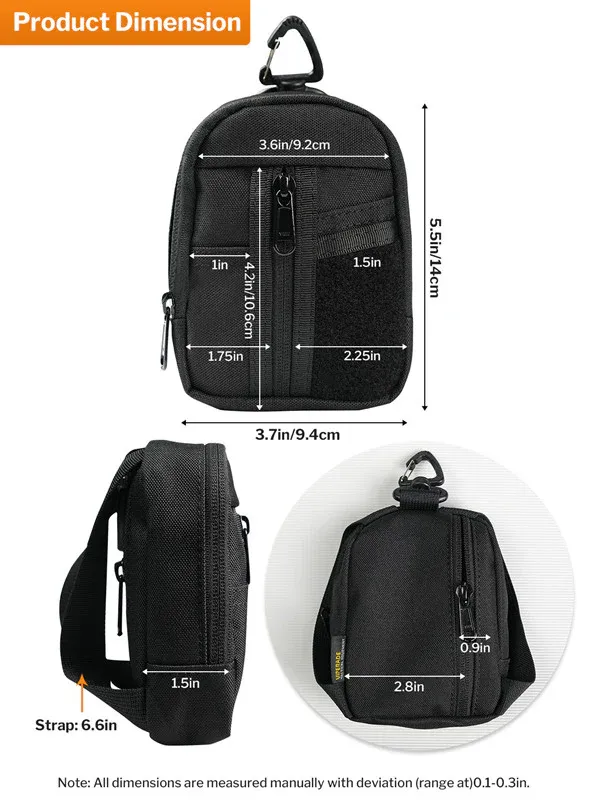 VE35 | EDC Organizer, Tactical Keychain Pouch