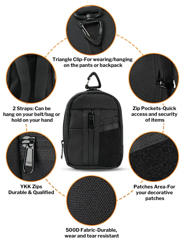 VE35 | EDC Organizer, Tactical Keychain Pouch