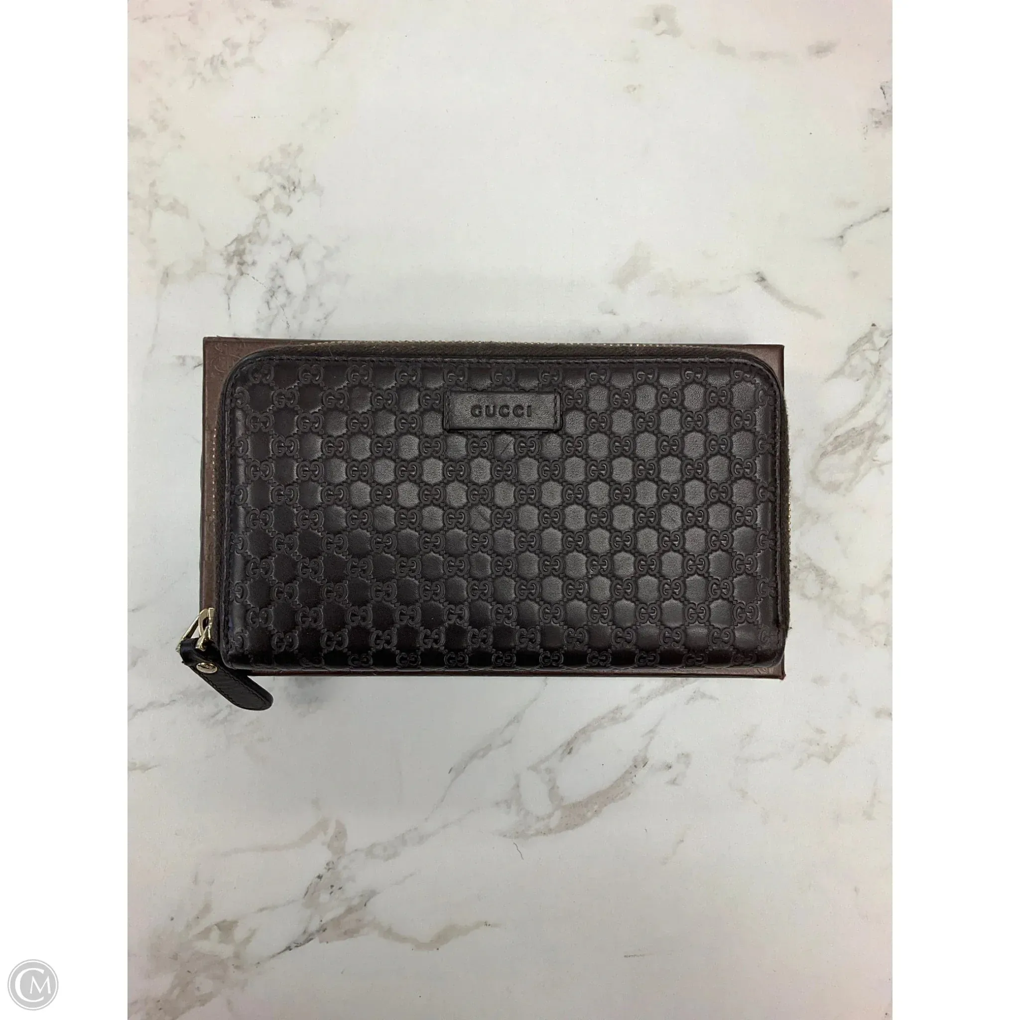 Wallet Luxury Designer By Gucci, Size: Large