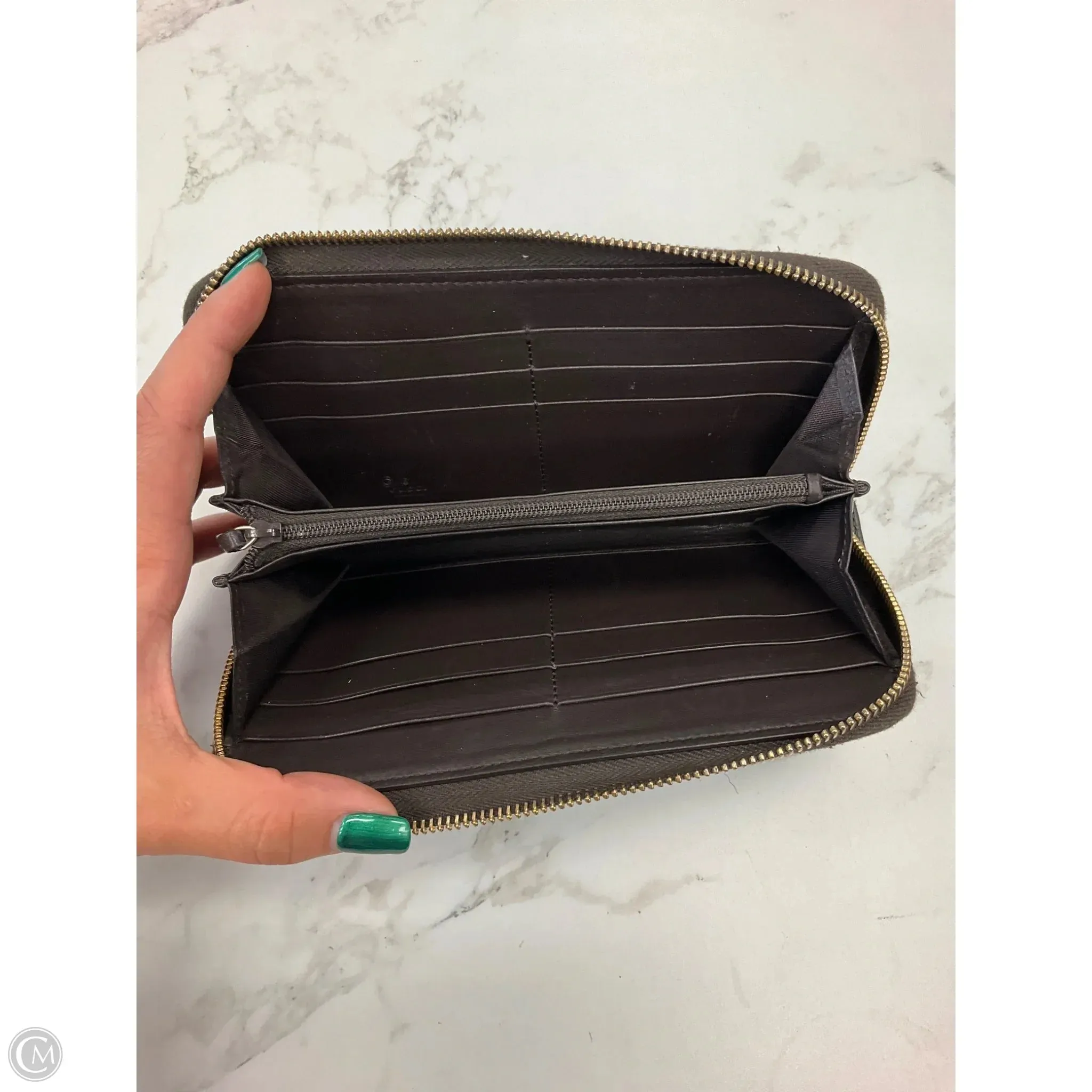 Wallet Luxury Designer By Gucci, Size: Large