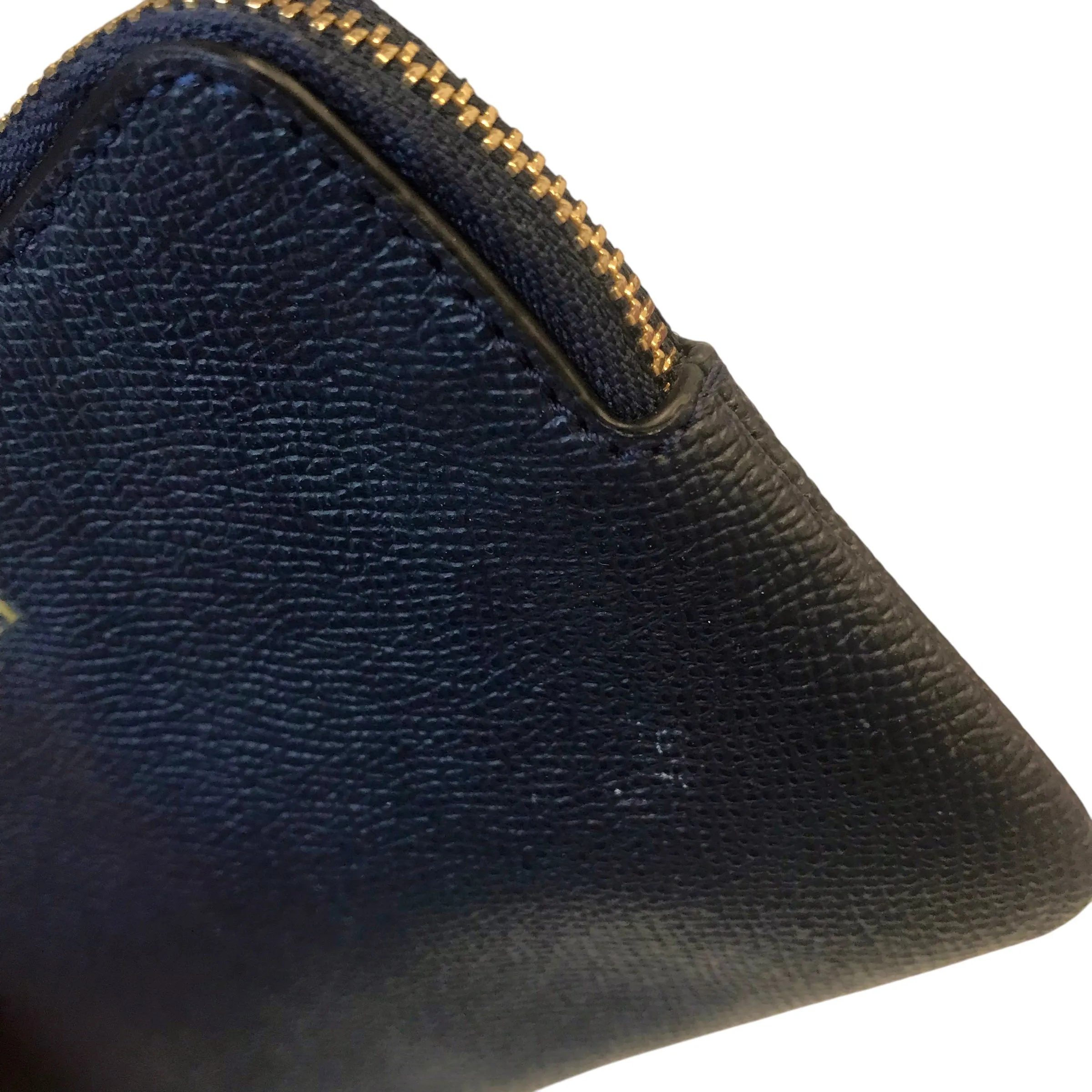 Wristlet Designer By Coach In Navy, Size:Small