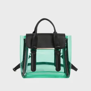 XIA PVC SLING AND HANDBAG SEA GREEN