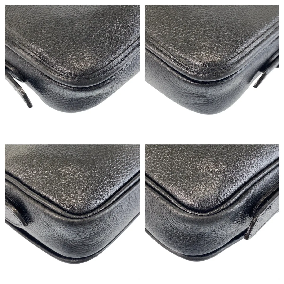 Yves Saint Laurent Shoulder Bag leather black YSL